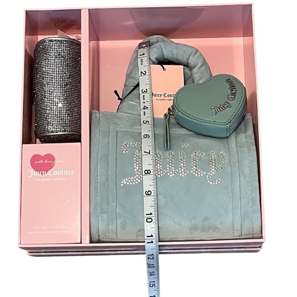 Juicy Couture Big Spender 3 Piece Set Cool Blue - Picture 4 of 6